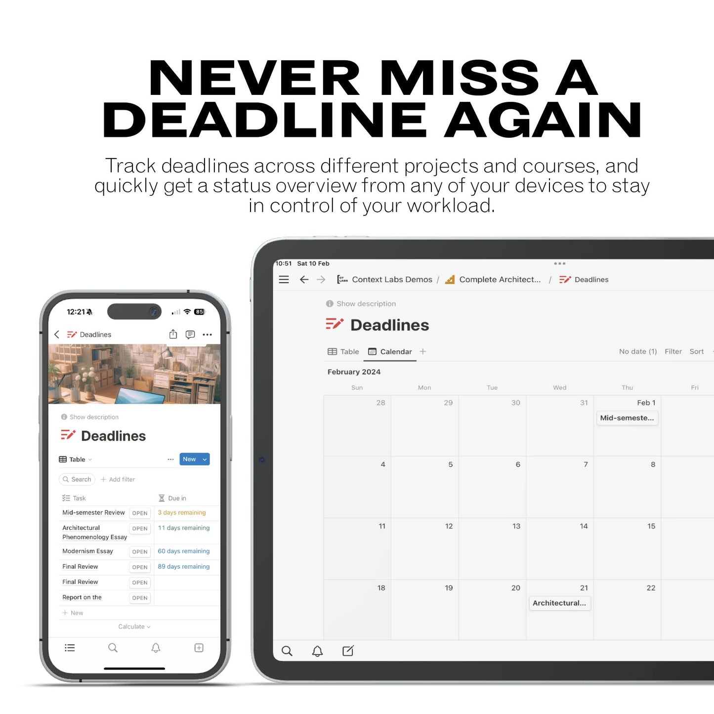 Complete Student Dashboard