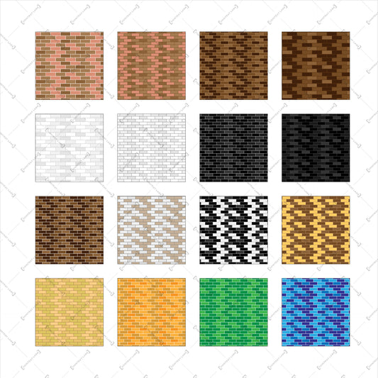 Brickwork Coloured Patterns